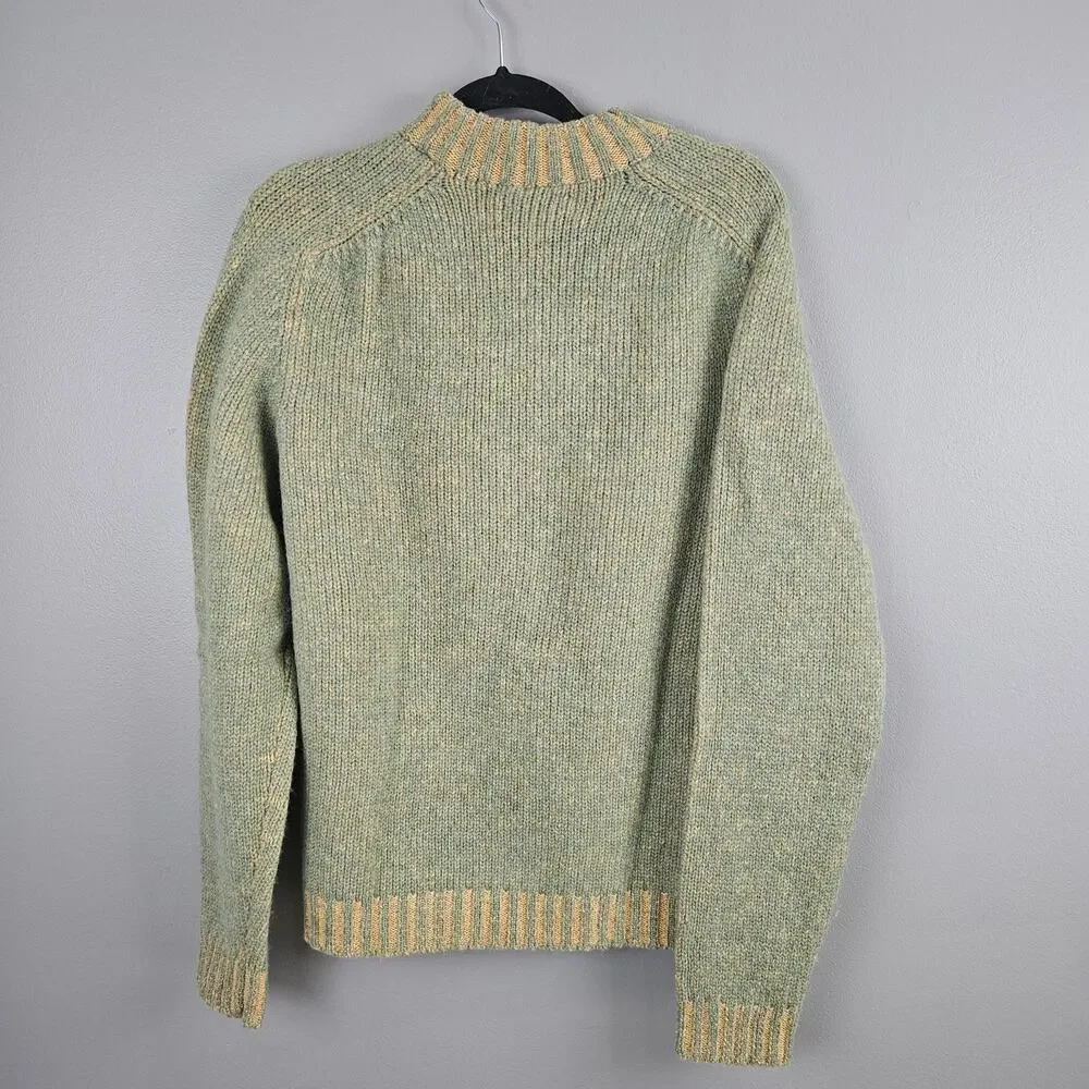 Vintage Catalina Martin Pullover 2‎ Ply Shetland Wool Sweater Size XL